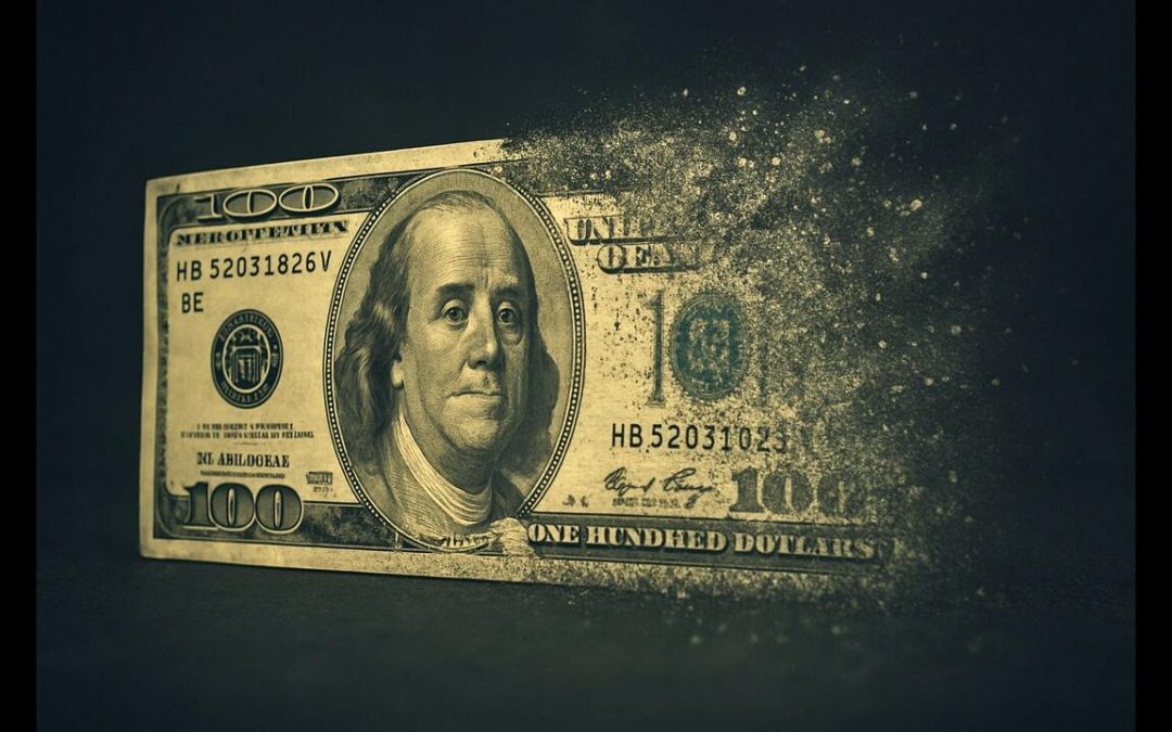 US currency eroding away