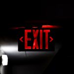 exit sign