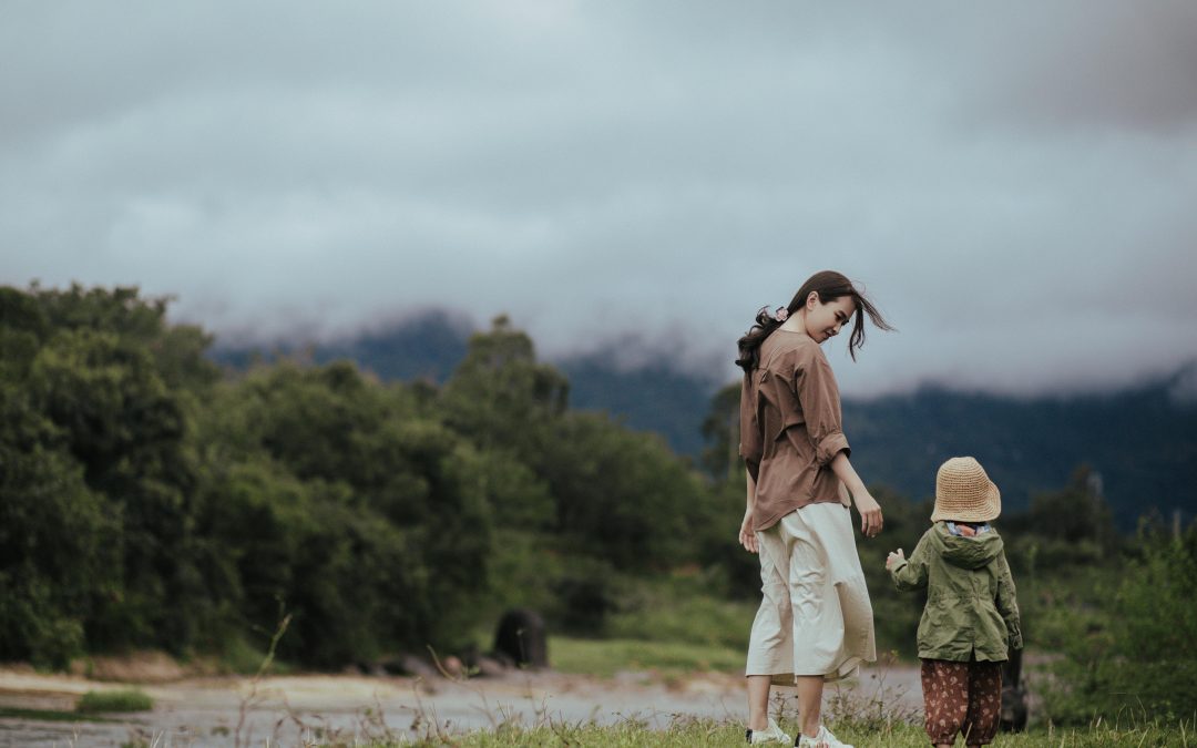 women and daughter