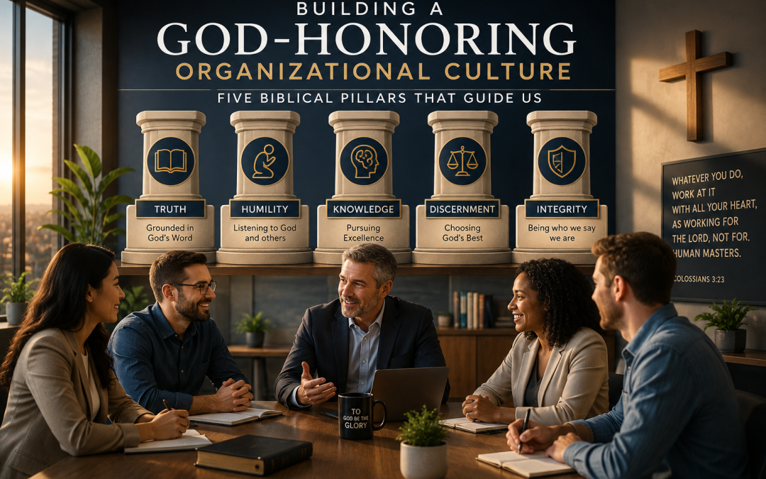 A Business Team Seeking To Honor God