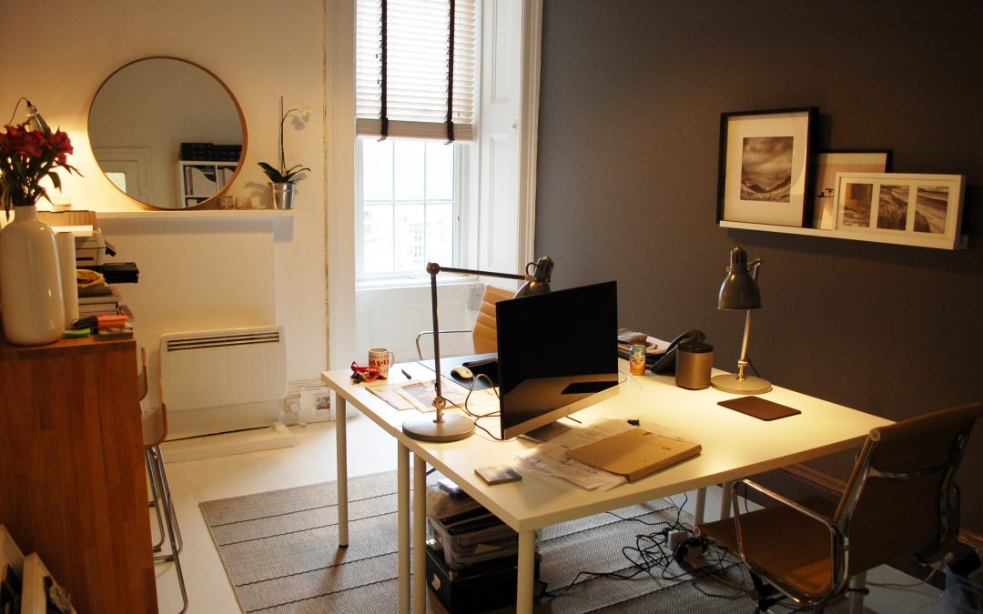 home office of a small business