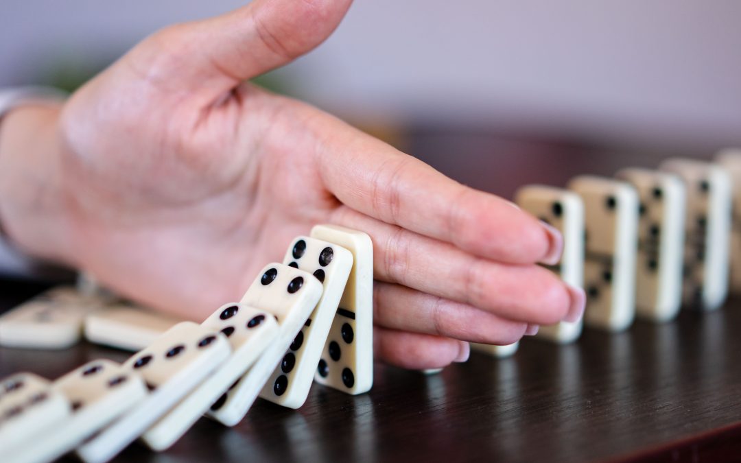stalled dominos